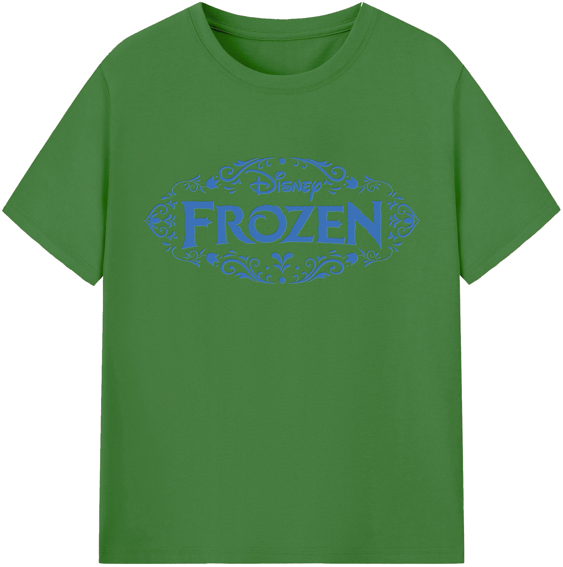 （画像用） アナと雪の女王 アンナ エルサ Frozen Anna Elsa レディースカジュアルプリントTシャツ（綿100％）